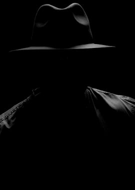 Shadowy Figure in Fedora