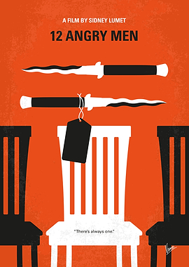 12 Angry Men Minimalist Poster