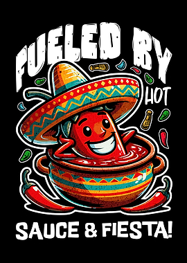Fueled by Hot Sauce And Fiesta
