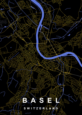 Basel City Map