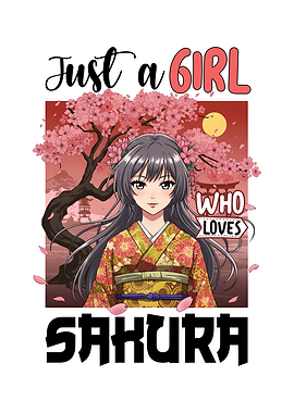Anime Girl Loves Sakura
