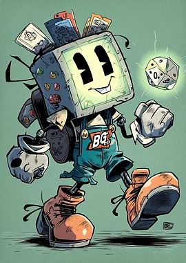 Retro Gaming Robot