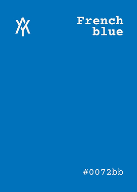 French Blue Color Palette