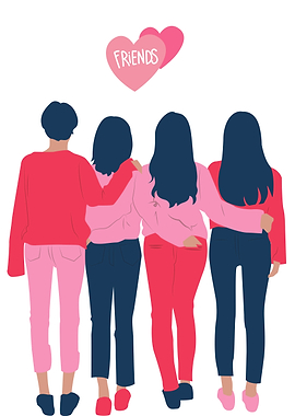 Friends Forever Illustration