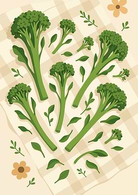 Broccolini – A Stylized Tablescape