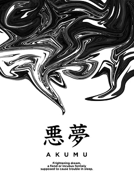 Japanese Akumu Poster