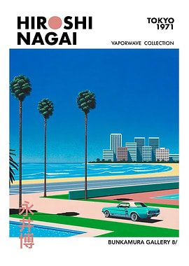 Hiroshi Nagai Vaporwave Art