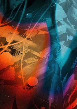 Abstract Nature Color Splashes