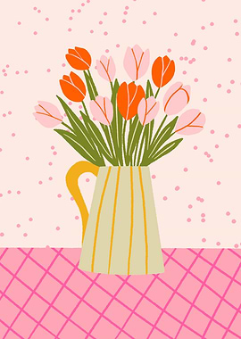 Tulips in a Vase