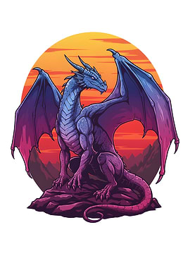 Purple Dragon Sunset