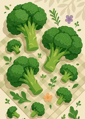 Broccoli – A Stylized Tablescape
