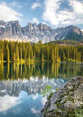 Mountain Lake Reflection