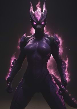 Purple Dragoness Warrior/Fighter