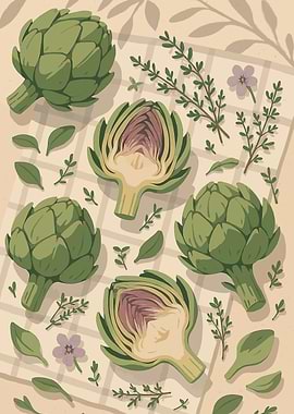 Artichoke – A Stylized Tablescape