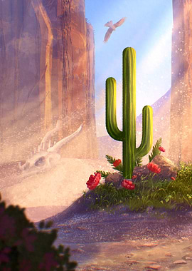 One day from the Cactus's Life
