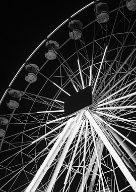 Ferris Wheel at Night