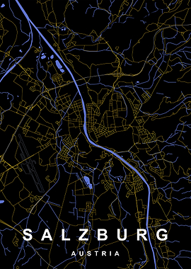 Salzburg City Map