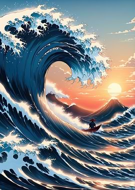 Japanese Wave Art