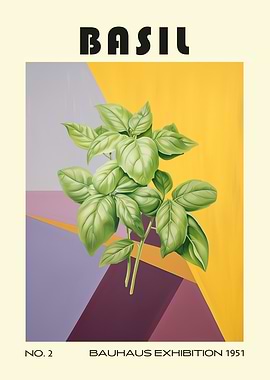 Basil Mid Century Herb Kitchen