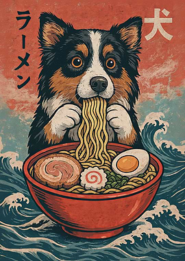 Australian Shepherd Ramen