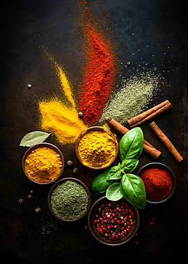 Spices and Herbs Collection