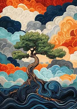 Tree in Clouds