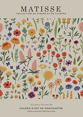 Matisse Flowers & Plants Poster