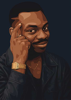 Thinking Man Illustration