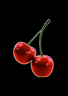 Neon Cherries