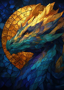 Stained Glass Dragon