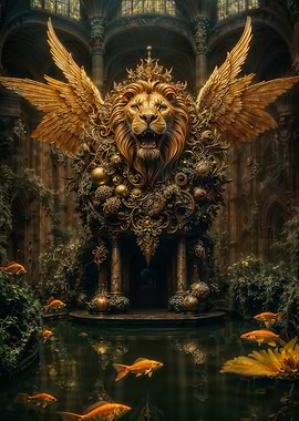 Golden Lion Magic Gate