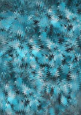 Abstract Blue and Grey Pattern OA3