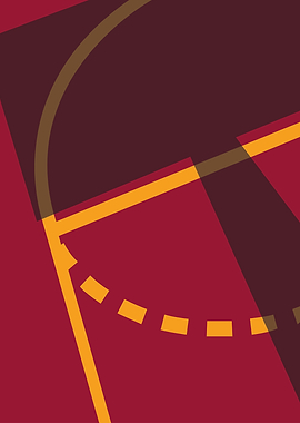 Basketball Court Abstract