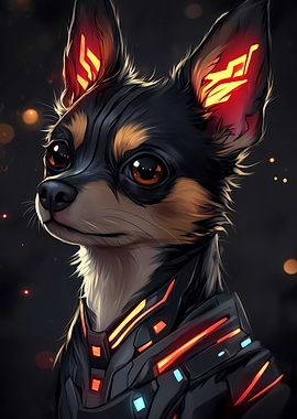 Cyberpunk Chihuahua Animal