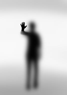 Silhouette Reaching Out