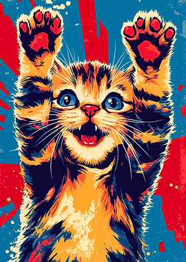 Pop Art Kitten