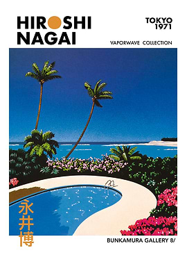 Hiroshi Nagai Vaporwave Print
