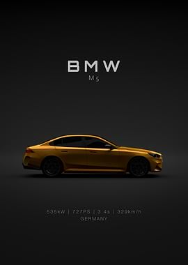 Orange BMW M5 G90 2025 Specs