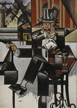 Cubist Portrait of a Man