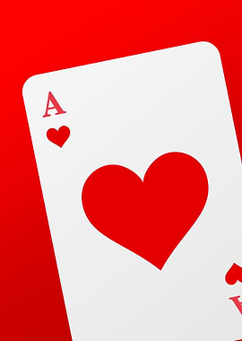 Ace of Hearts Playing Card