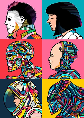 Pop Art Movie Icons