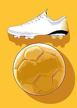 Soccer Cleats and Ball