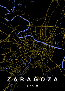 Zaragoza City Map