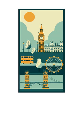 London Skyline Illustration