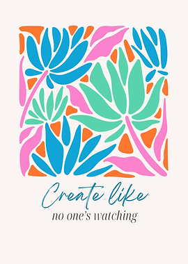 Floral Abstract Art Print