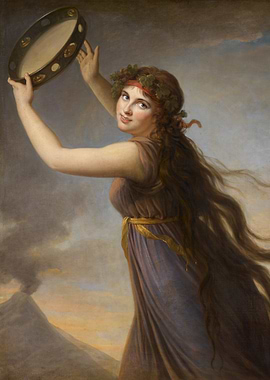 Woman with Tambourine