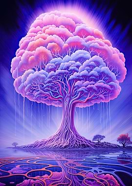 Mystical Tree of Light