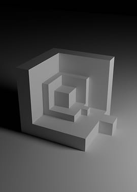 Abstract Geometric Cube
