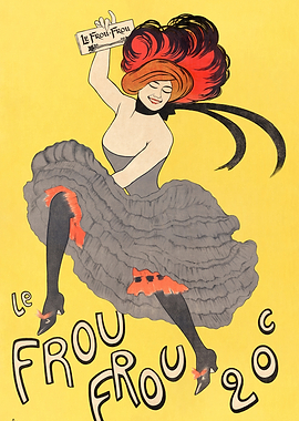 Le Frou Frou (1898) by Leonetto Cappiello Vintage Poster