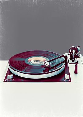 Seventies Vintage Turntable